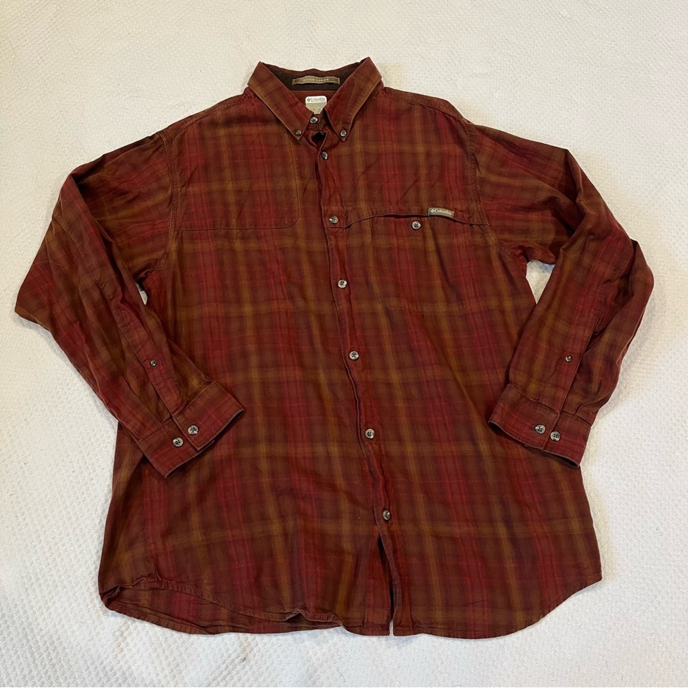 Columbia Button Down Flannel Shirt